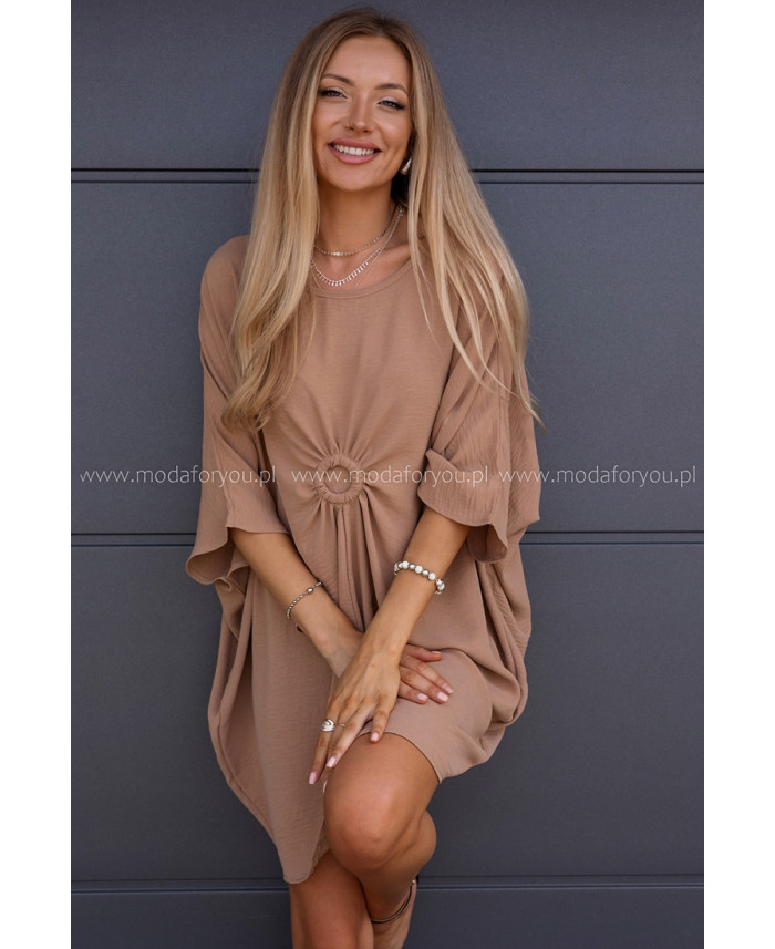 Sukienka Drone Kamel