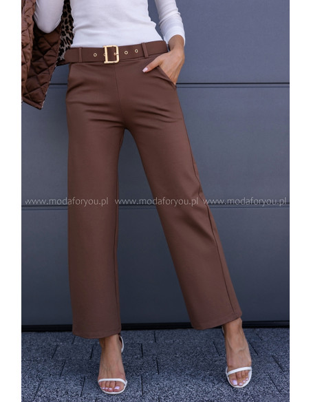 Spodnie Leet Brązowe