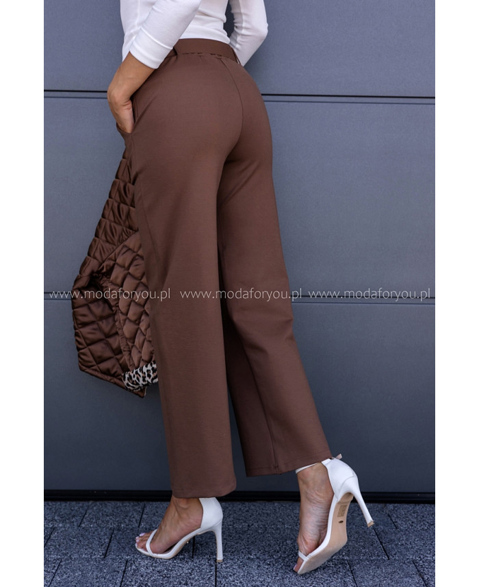 Spodnie Leet Brązowe