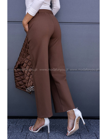 Spodnie Leet Brązowe
