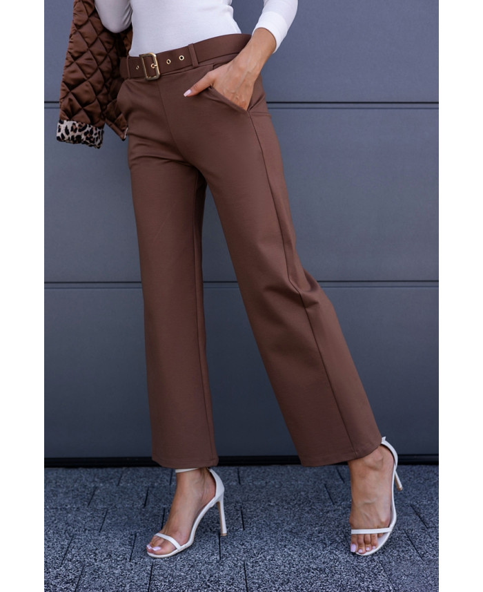 Spodnie Leet Brązowe