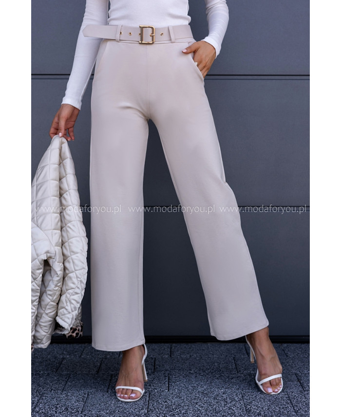 Spodnie Leet Beżowe