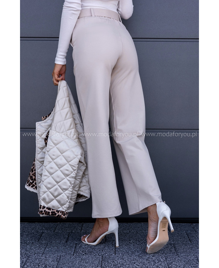 Spodnie Leet Beżowe