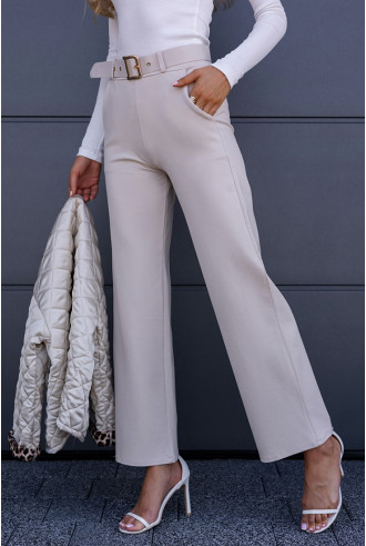 Spodnie Leet Beżowe