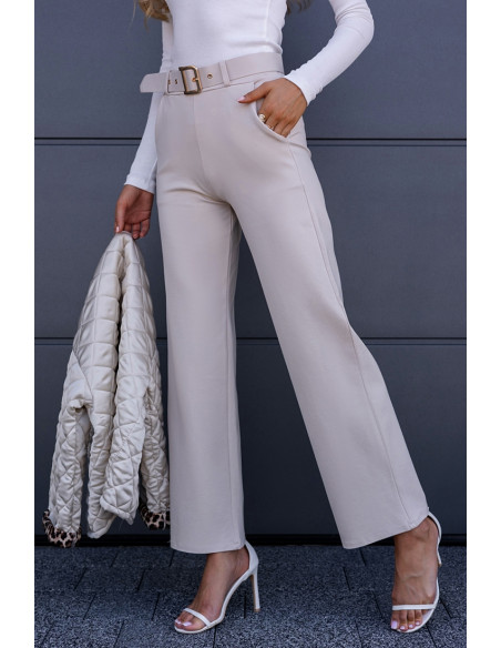 Spodnie Leet Beżowe