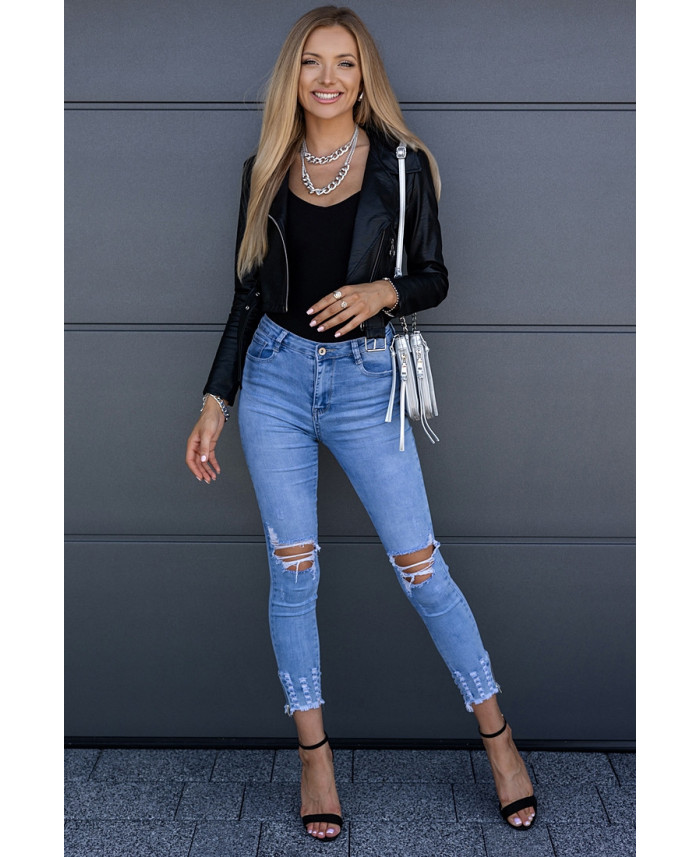 Kurtka Ramoneska Skay Czarna