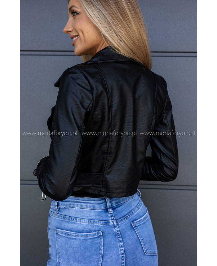 Kurtka Ramoneska Skay Czarna