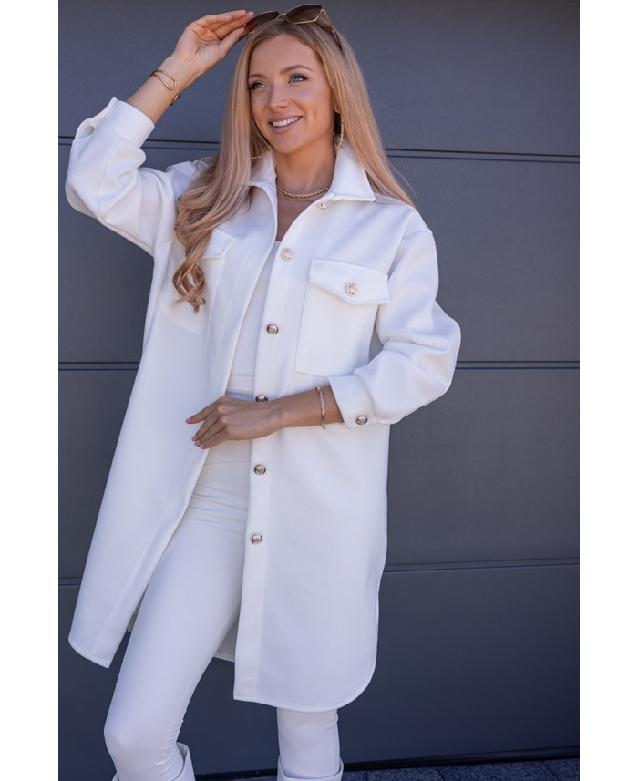 Kurtka Koszulowa Long Ekri