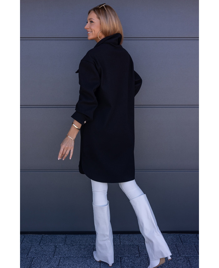 Kurtka Koszulowa Long Czarna