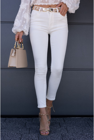 Spodnie Jeans Push-up Ekri 2