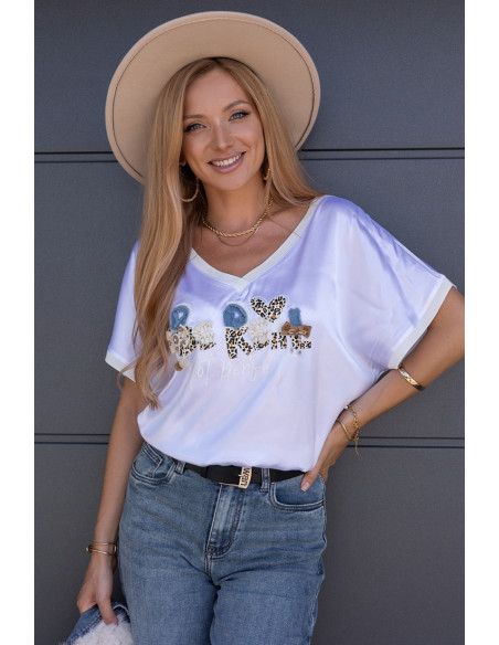 Bluzka Satin Be Rock