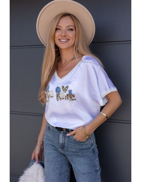 Bluzka Satin Be Rock