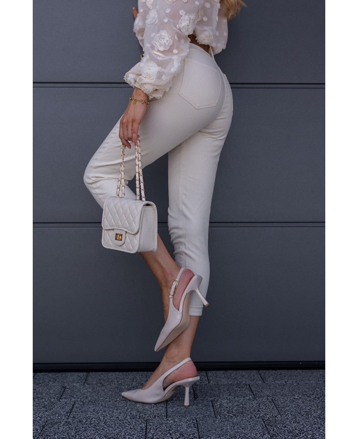 Spodnie Moom Fit Jasny Beż