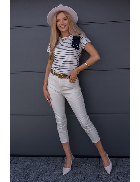 Spodnie Moom Fit Jasny Beż