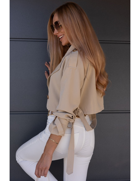 Kurtka Narzutka Locco Beżowa