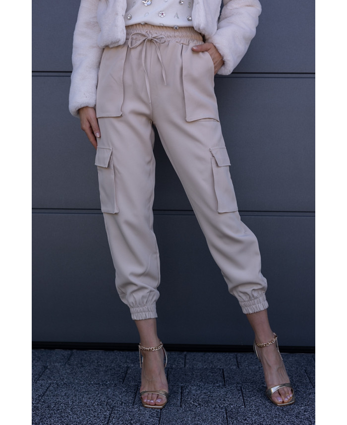 Spodnie Somi Beżowe