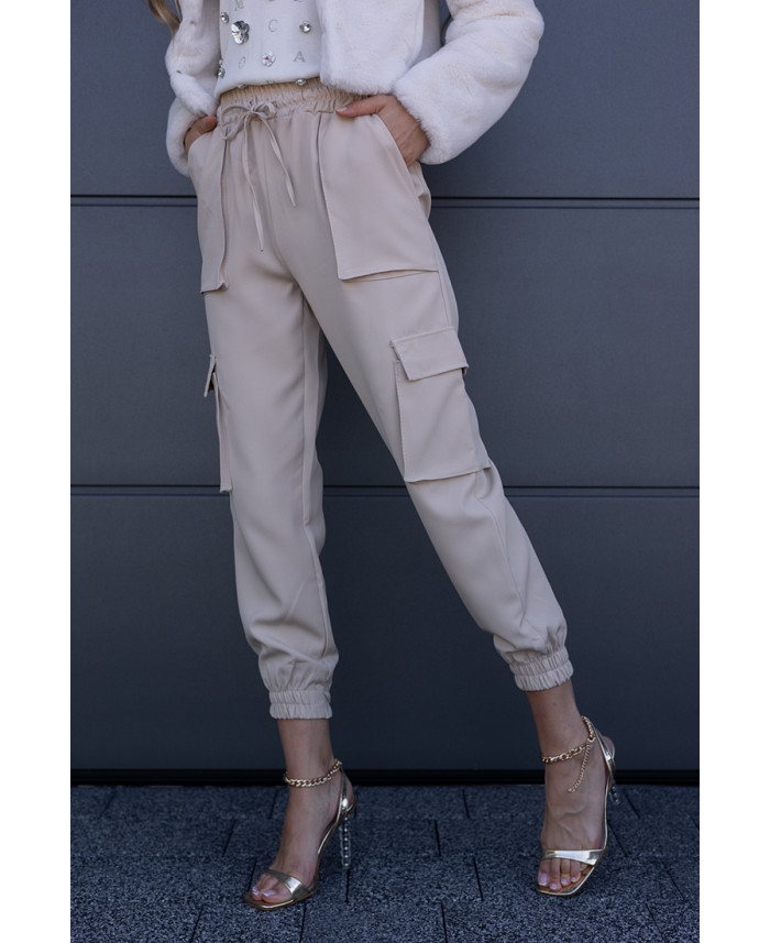 Spodnie Somi Beżowe