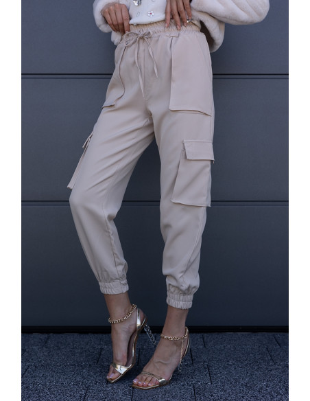 Spodnie Somi Beżowe