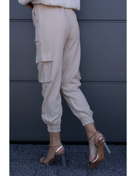 Spodnie Somi Beżowe