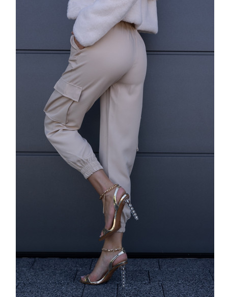 Spodnie Somi Beżowe