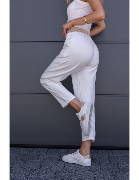 Spodnie Siempre Ekri