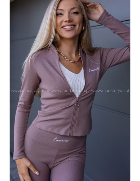 Komplet Sportowy Sofi Ciemny Beż