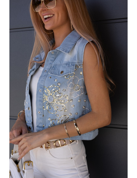 Kamizelka Jeans Sallin