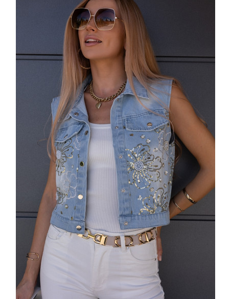 Kamizelka Jeans Sallin