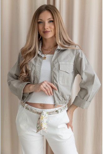 Kurtka Katana Feel Ciemny Beż 2