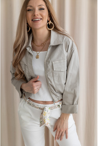 Kurtka Katana Feel Ciemny Beż