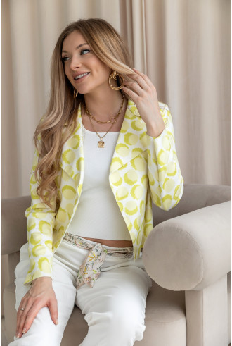 Kurtka Zamszowa Sun Limonkowa 2