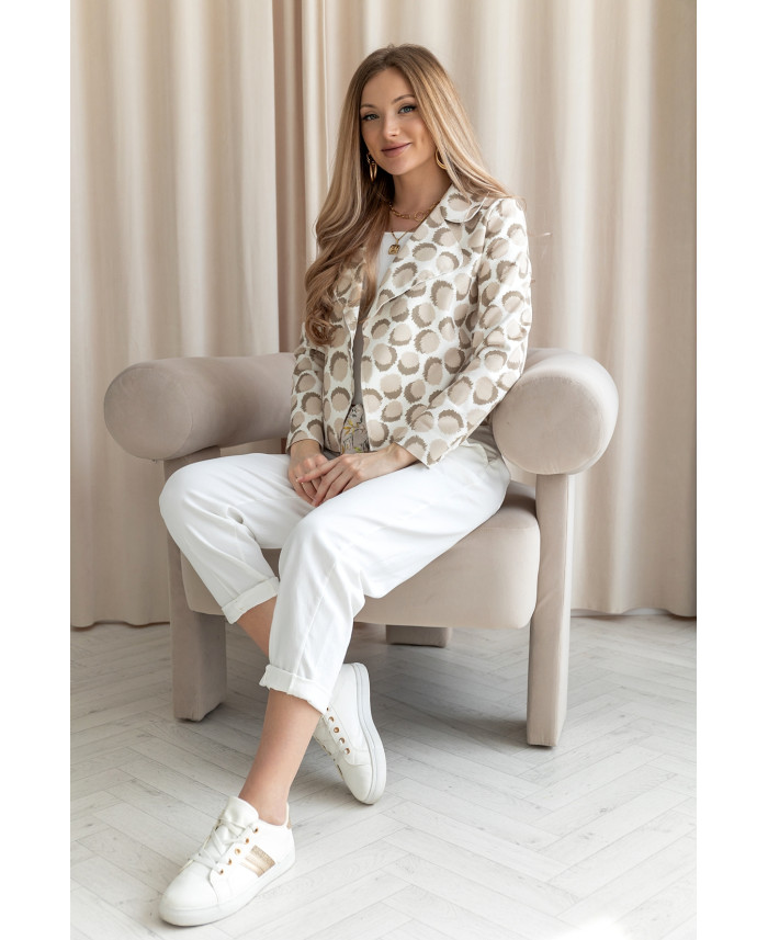 Kurtka Zamszowa Sun Beżowa