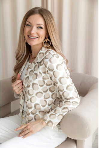 Kurtka Zamszowa Sun Beżowa