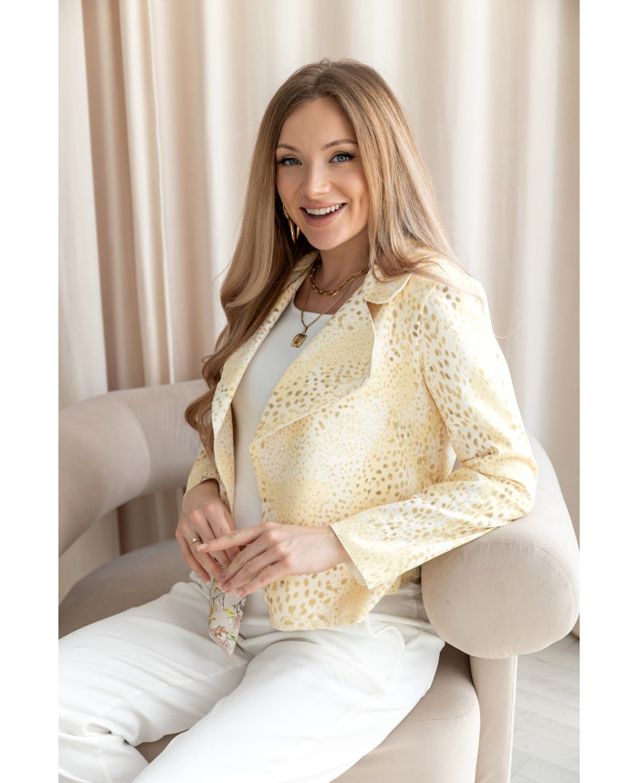 Kurtka Zamszowa Took Żółta