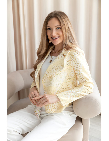 Kurtka Zamszowa Took Żółta