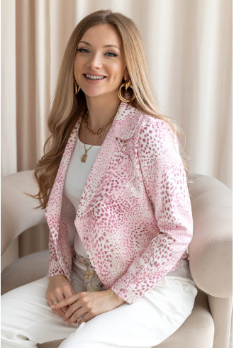 Kurtka Zamszowa Took Różowa