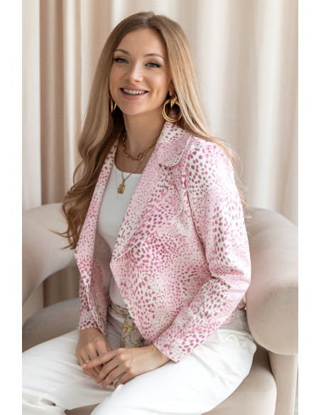 Kurtka Zamszowa Took Różowa