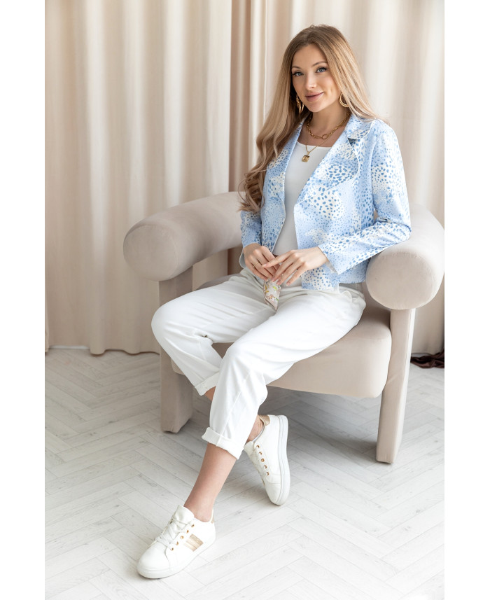 Kurtka Zamszowa Took Niebieska