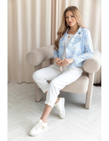 Kurtka Zamszowa Took Niebieska