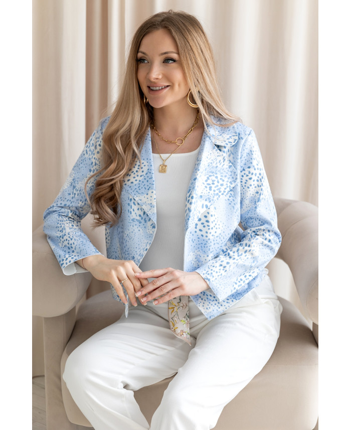 Kurtka Zamszowa Took Niebieska