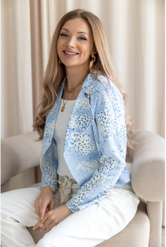 Kurtka Zamszowa Took Niebieska