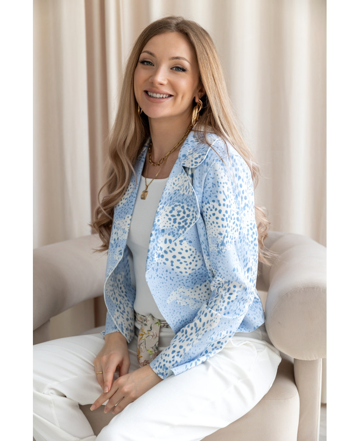 Kurtka Zamszowa Took Niebieska