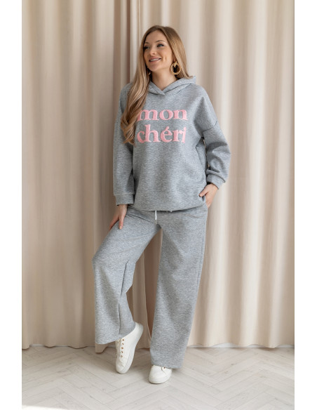 Komplet Dresowy Mon Cheri Szary