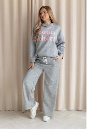 Komplet Dresowy Mon Cheri Szary