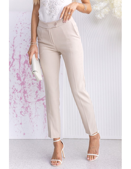 Spodnie Cygaretki Sorrt Beżowe