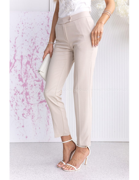 Spodnie Cygaretki Sorrt Beżowe