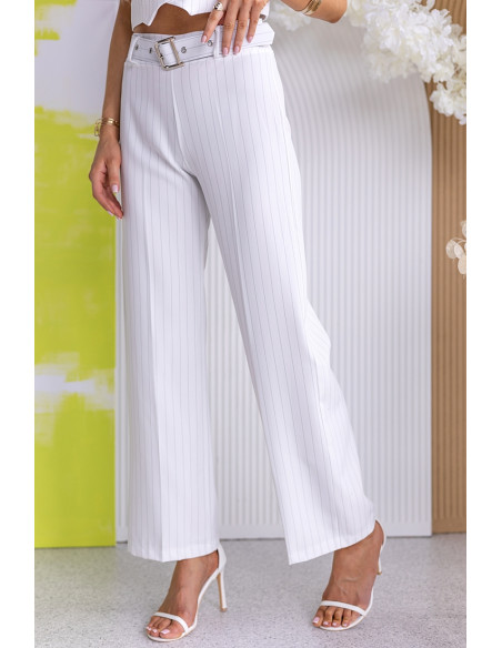 Spodnie Labama Białe