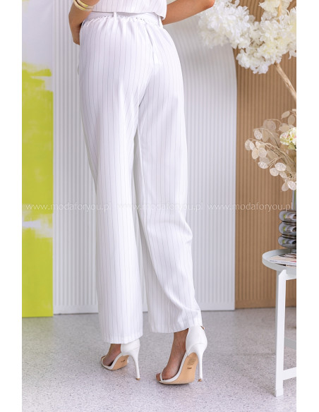 Spodnie Labama Białe