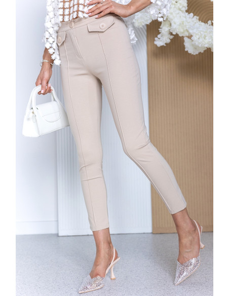 Spodnie Dommi Beżowe