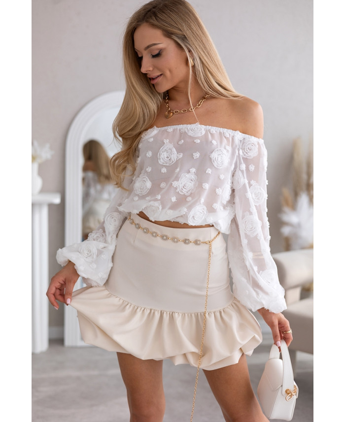 Bluzka Hiszpanka Flora Ekri